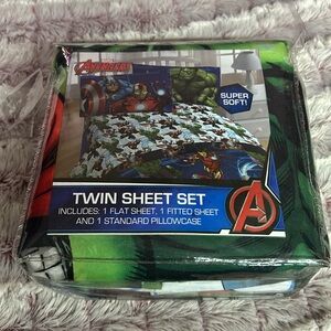 Marvel Avengers 3 pc twin sheet set